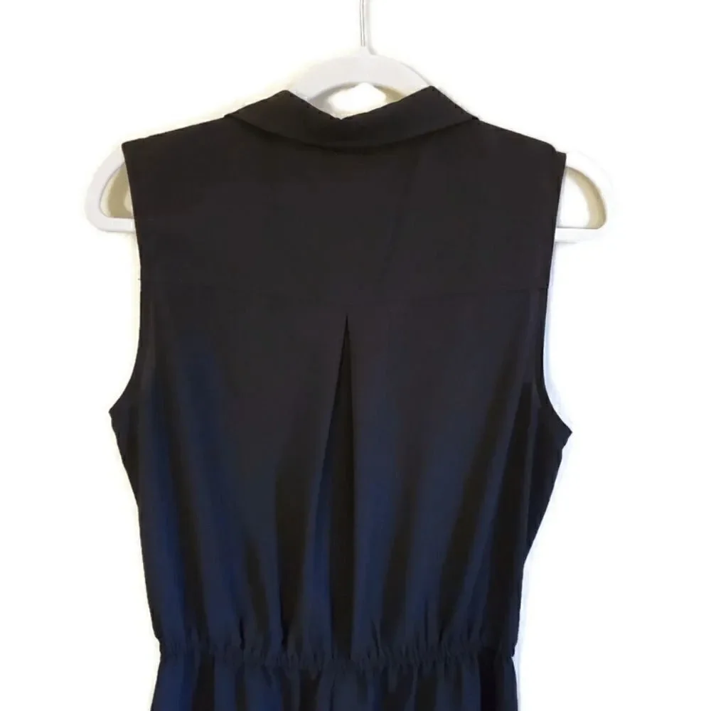 BEBOP Black Sleeveless Pants Jumper Size Large